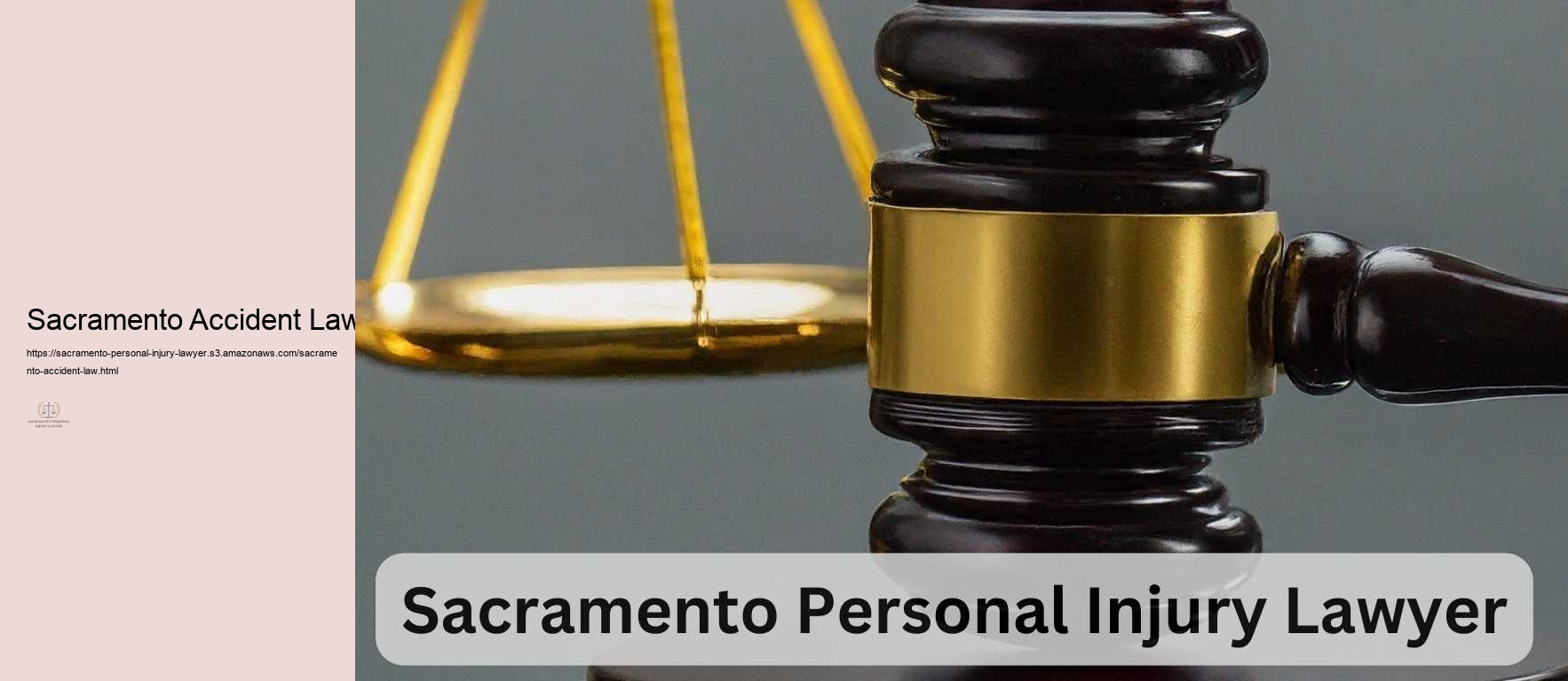 Sacramento Accident Law